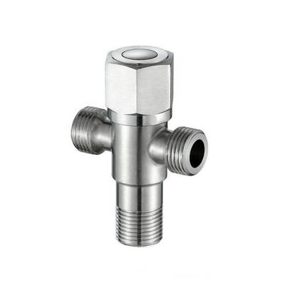 China No Rusty With Long Life Huben 304 Stainless Steel Multifunction Two Way Angle Valve Stainless Steel for sale