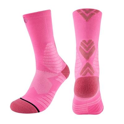 China Anti-slip Silicone Basketball Socks Logo Compression Breathable Running Socks Breathable Gym Customized for sale