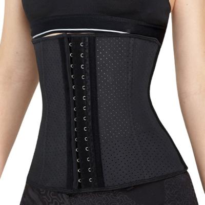 China Popular Eco-friendly Gym Sports Gym Belt Lumbar Support Brace Steel Slim Trainer Latex Boned Waist Trimmer for sale