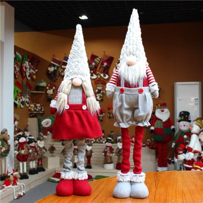 China Handmade Plush Home Decor Cloth Party Gift Christmas Doll Christmas Decoration Gnomes with Hold Gift Gravel Cotton for sale