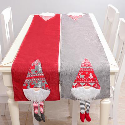 China Festival Decoration Pick 2022 Hot Sale Christmas Table Runner For Christmas Ornaments Decorations New Year (212cm. L x 34cm) for sale