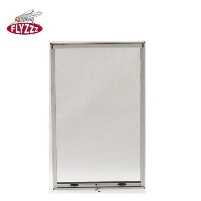 China Aluminum Alloy Vertical Opening Roller Mosquito Window Rolling Net for sale