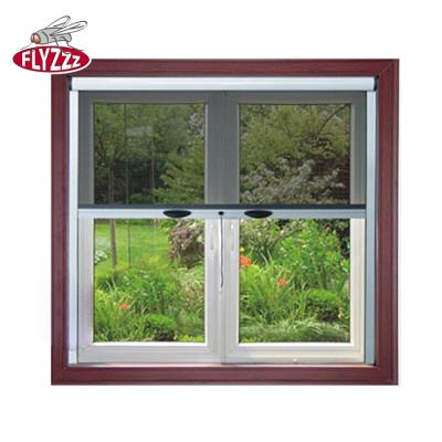 China Easy Install Fly Screen Window / Wholesale Lightweight Durable Retractable Invisible Mosquito Net / Aluminum Door for sale