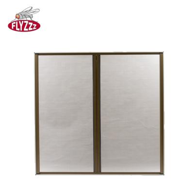 China Easy Install / Durable Lightweight Anti-Mosquito Frame Retractable Aluminum Mosquito Net Door for sale