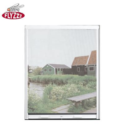 China Easy Install / Durable Lightweight Invisible Aluminum Frame Mosquito Net Roll Up Window Screen for sale