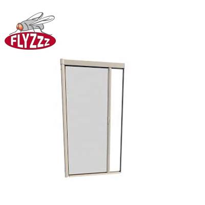 China Folding Retractable Sliding Insect Screen Mosquito Fly Insect Screen Door Roller Screen Door for sale