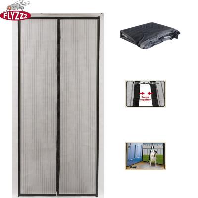 China Easy Install / Durable Lightweight Mesh Bug Screen Door Strong Magnets Insect Screen Magnetic Curtain. for sale