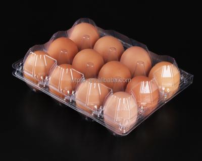 China 12 Grids Disposable Egg Trays For Egg Packing In Supermarket for sale