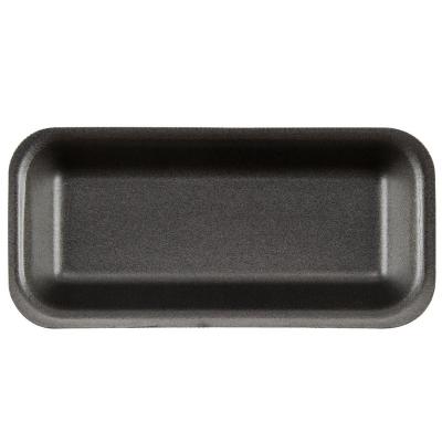 China Recycled Materials Hamburger Foam Hinge Clamshell Meat Packing Tray for sale