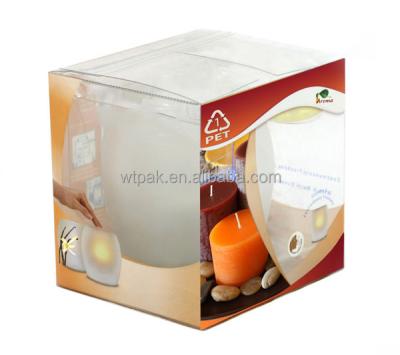 China Recycled Materials PET Plastic Box Packaging For Gifts Candle Chocolate Crafts Cosmetic Set Clear Box for sale