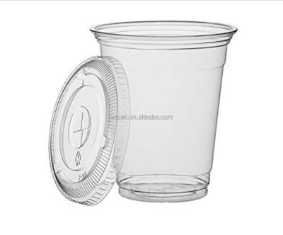 China Mini MOQ PLA Disposable Bagasse Cups Plastic Coffee Box With Biodegradable Compostable Lids for sale