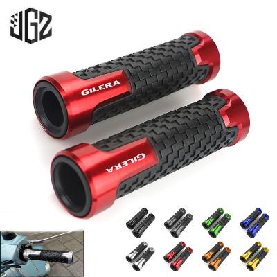 China None Motorcycle 22mm CNC Gel Handlebar Aluminum Rubber Hand Grips For PIAGGIO GILERA FUOCO CONNECTIONS 500 GP800 GP850 300 500 Accessories for sale