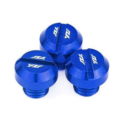 China No M10*1.25 YZF Motorcycle CNC Rear View Aluminum Side Mirrors Hole Plug Bolts Screws For Yamaha YZF R1 R6 R3 R25 R15 V3 R125 Caps for sale