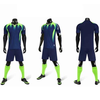 China Custom Football Jersey Sets Wholesale Soccer Wear Football Shirt Manufacturer for sale