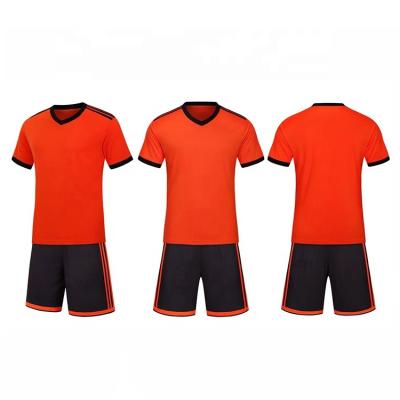 China Wholesale Cheap Antibacterial Mens Team Soccer Kit Set Uniforms Designs Soccer Football Uniform Tank Top for sale