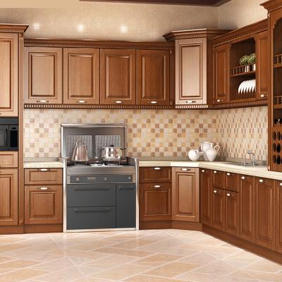 China Modern Kitchen Furniture Brown Sideboard Solid Wood Modern Sideboards Designs for sale