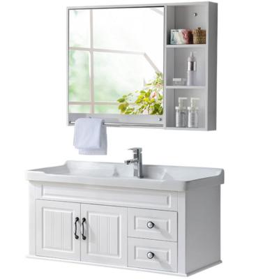 China Modern Design Modern Bathroom Vanity Cornered Popular Bathroom Furniture Cabinet Vanity Bathroom for sale