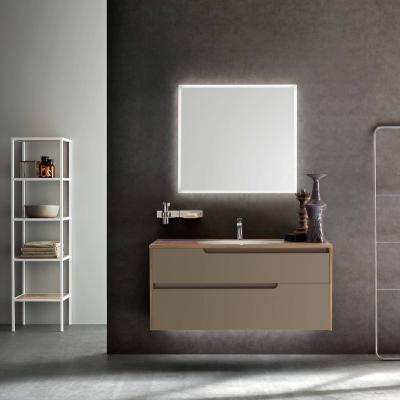 China Wholesale Modern Bathroom Vanity Furniture PVC Single Bathroom Vanity Set for sale