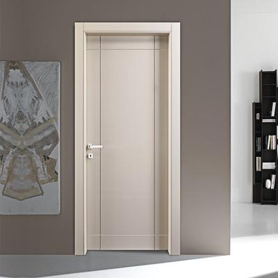 China New product modern simple modern white interior lock manufacture china wooden door for sale