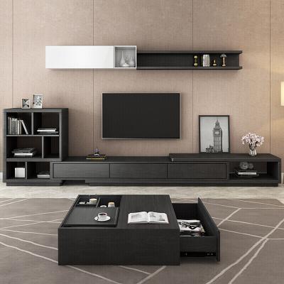 China Adjustable (Height) Customized Modern Height TV Cabinet Living Room Furniture Hotel TV Unit Cabinet for sale