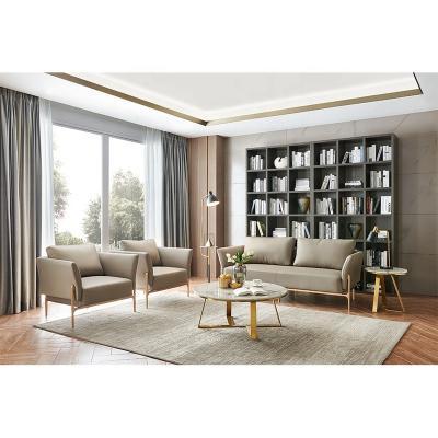 China Sofa Set Furniture Modern Office Leather Sofa (Other) Metal Adjustable For Project Executive for sale