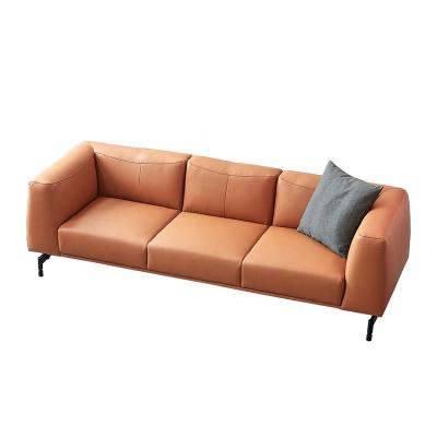 China American Classical Antique Modular Living Room Loveseat Leather Sofa Hotel Couch for sale