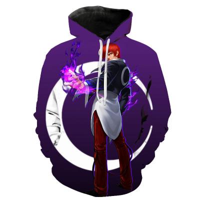 China 2021 Anti-wrinkle 3D Factory Direct Japan Anime Unisex Cartoon Printed Sublimation Hoodies for sale