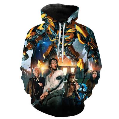 China High Quality Designer Unisex Anti-wrinkle Hoodie 3D Pattern Printed Hip Hop Sweatshirt For Man for sale