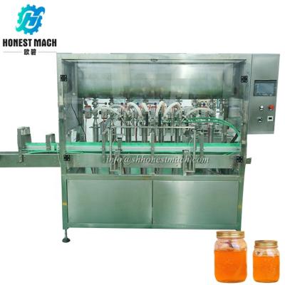 China automatic food honey filling machine for sale, automatic honey bottle filling machine in stock for sale