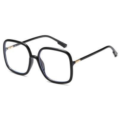 China For reading glasses 2020 cheap unisex oversized light blue optical eye reading frame glasses anti glass for sale