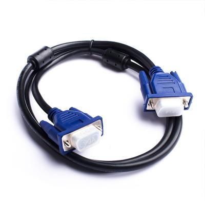 Cina Maschio del cavo di Pin VGA di OD6mm DB9 RS232 9 al cavo femminile del VGA in vendita