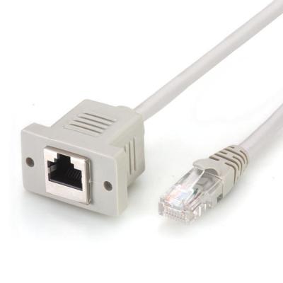 Cina Ethernet Cat5 di 0.85m cabla il maschio Rj45 al cavo di estensione femminile di Ethernet in vendita