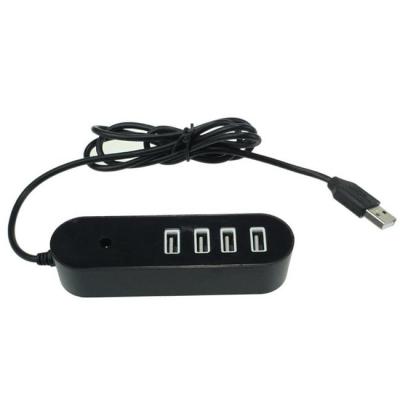 China 1M 4 Port USB 2.0 HUB Power Adapter 480Mbps Macbook Usb Splitter for sale