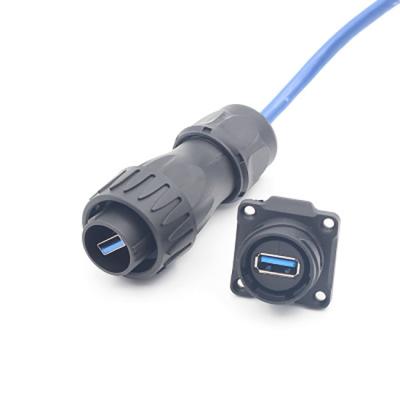 China Auto Waterdichte Schakelaar IP67 30V 1.5A USB 3,0 Nylon Te koop