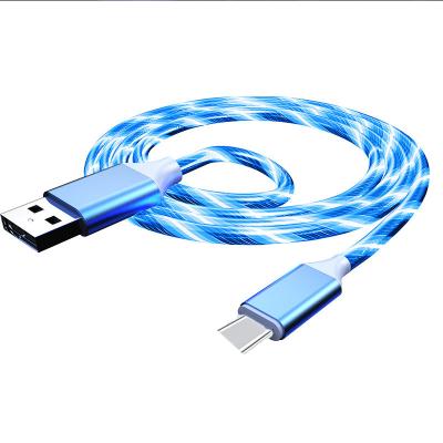 China ROHS USB 2.0 Data Transfer Cable 1.2m Extension Cable LED Lightning for sale