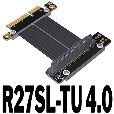 中国 U.2 SFF-8639 SSDのエクステンダーへのADTリンク1.4mm PCIe延長ケーブル4.0X4 販売のため