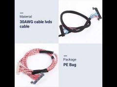 Abrasion Resistance 6cores LVDS Cable Assembly LCD LED Led Tv Lvds Cable