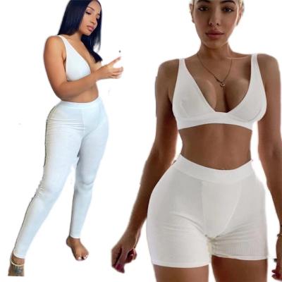 China 2022 Customs casual log creams loungewear set lounge wear creams bra set underwear and workout suit sports bra and wireless bra set shorts yoga for sale