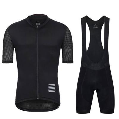 China Wholesale Antibacterial Wholesale High Quality Mens Mtb Bike Clothing Sublimation Cycling Jersey Custom Made Cycling Tank Top Set Black Color for sale