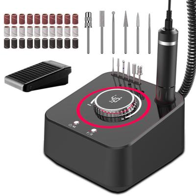 China 40000 rpm nail file plastic nail drill machine electric manicure drill set profession nail tools for sale