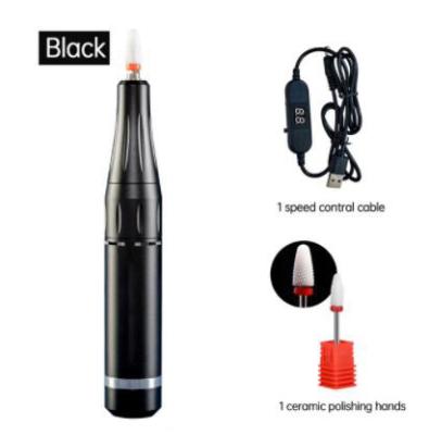 China Plastic Acrylic Nail Drill, 35000 RPM Rechargeable Portable Nail Drill Machine Cordless for sale