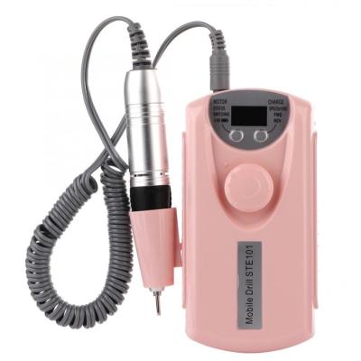 China Cordless Nail Drill Plastic Rechargeable Electric Nail Drill 30000rpm Radio for sale