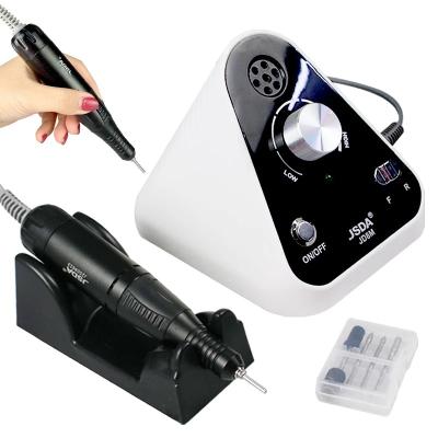 China 35000RPM Plastic Nail Drill Machine For Manicure Pro Super Motor Nail Gel Polisher for sale