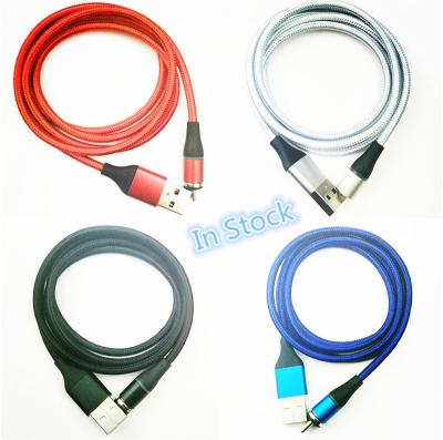 China Multi Function Data Transfer Cable 3 In 1 Electric Fast Data Transfer Magnetic Charging Cable For Phone Type C USB Micro Power Magnet Charger Iphone Wire for sale