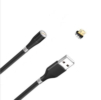 China Multi Function Data Transfer Cable 360 ​​Rotate Fast Fast Magnetic Data Transfer 5A Charging Cable For Micro USB Phone Magnet Charger Wire for sale