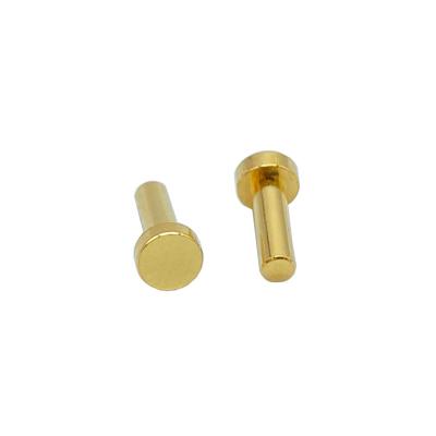 China OEM ODM T Type Brass Custom Female Rolling Contact PCB Push Pin For Electrical Socket for sale