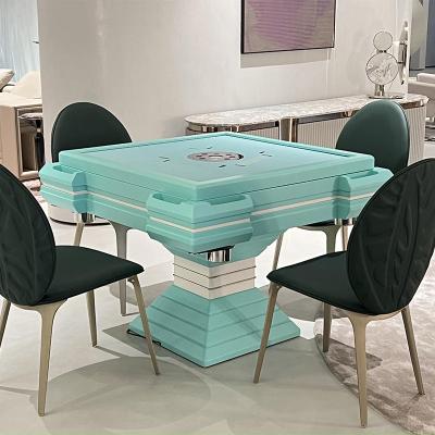 China Light Luxury Mahjong Table Made In China Automatic Entertainment Mesa De Mahjong Light Luxury Fully Mahjong Table for sale