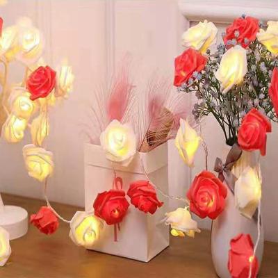 China 8 Function Controller Romantic Pretty Rose Flower Shape Colorful LED Light Lamp Night Lights Interior Design Colors for sale