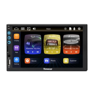 China CarPlay 2 Din 7 Inch Car Radio MP5 CarPlay with FM 2 USB Ports and Mirrorlink for sale