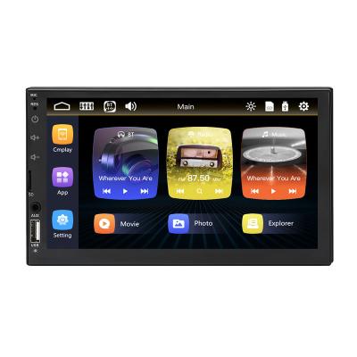 China CarPlay New Product CL-7049D 2 Din 7 Inch Support Car Play Mirror Link Android And Apple Radio With 2 USB FM Interface for sale